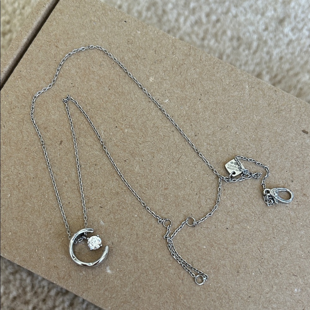 Silver coco crush necklace designer style
